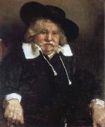 REMBRANDT Harmenszoon van Rijn Portrait of an Old Man oil painting on canvas
